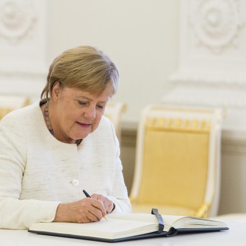 Į Lietuvą atvyko Vokietijos kanclerė A. Merkel  © P. Peleckio / Fotobanko, D. Labučio / ELTOS nuotr.