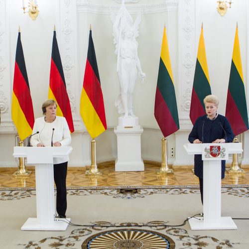 Į Lietuvą atvyko Vokietijos kanclerė A. Merkel  © P. Peleckio / Fotobanko, D. Labučio / ELTOS nuotr.