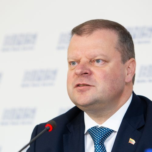 S. Skvernelis pristatė prezidentinį rinkimų štabą  © Irmanto Gelūno / Fotobanko nuotr.