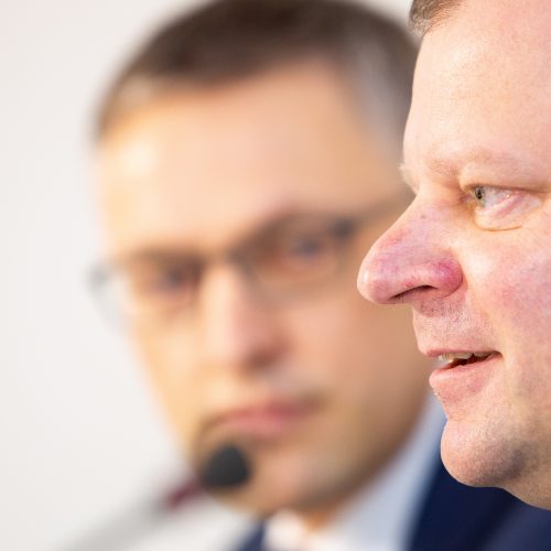 S. Skvernelis pristatė prezidentinį rinkimų štabą  © Irmanto Gelūno / Fotobanko nuotr.