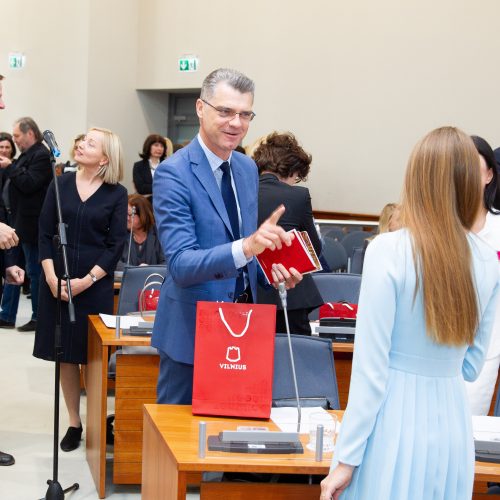 Prisiekė nauja sostinės taryba  © I. Gelūno / Fotobanko nuotr.