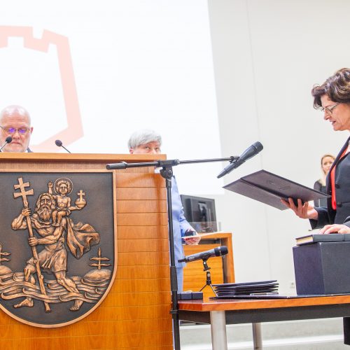 Prisiekė nauja sostinės taryba  © I. Gelūno / Fotobanko nuotr.