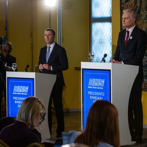 Kandidatų į prezidentus spaudos konferencijos  © P. Peleckio / Fotobanko nuotr.