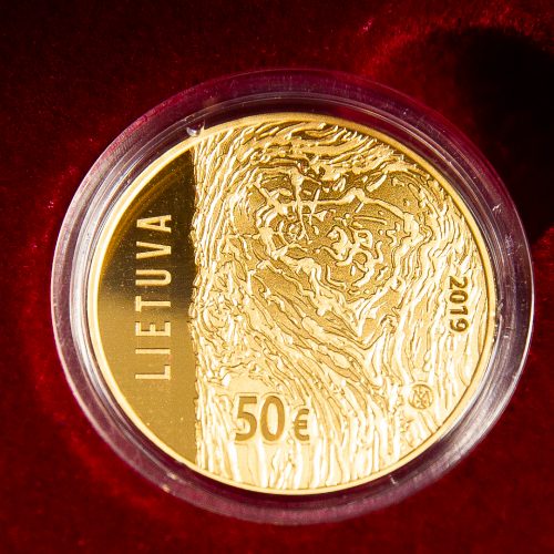 Išleista aukso moneta Lietuvos Sąjūdžiui   © I. Gelūno / Fotobanko nuotr.