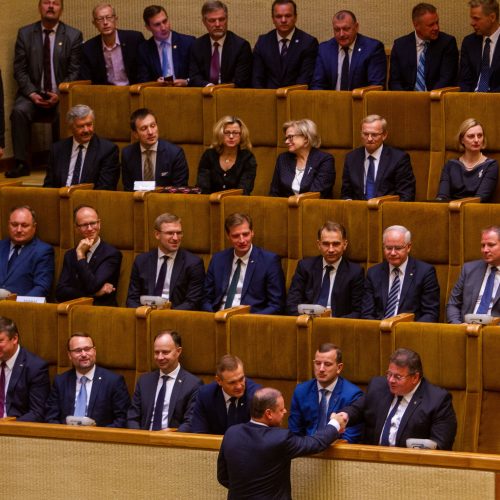 G. Nausėdos priesaikos ceremonija Seime  © G. Skaraitienės, I. Gelūno / Fotobanko nuotr.