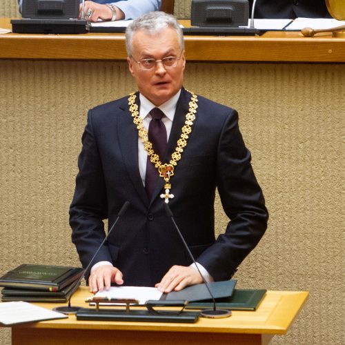 G. Nausėdos priesaikos ceremonija Seime  © G. Skaraitienės, I. Gelūno / Fotobanko nuotr.