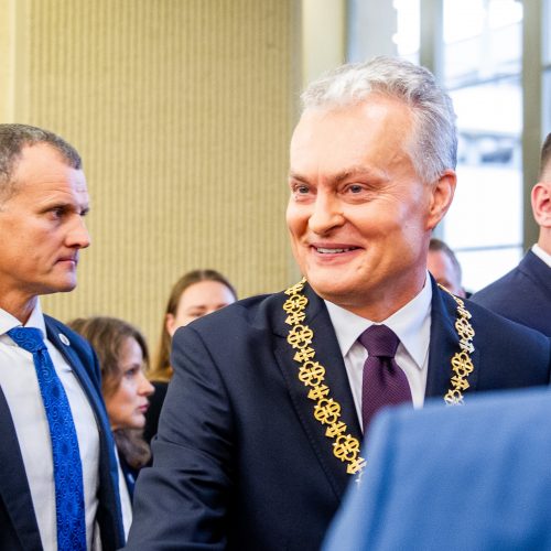 G. Nausėdos priesaikos ceremonija Seime  © G. Skaraitienės, I. Gelūno / Fotobanko nuotr.