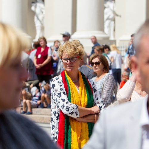 Miestų ir miestelių vėliavų pagerbimo ceremonija  © I. Gelūno / Fotobanko nuotr.