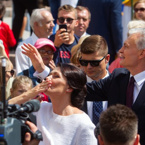 Miestų ir miestelių vėliavų pagerbimo ceremonija  © I. Gelūno / Fotobanko nuotr.