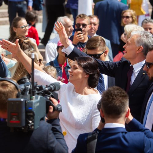 Miestų ir miestelių vėliavų pagerbimo ceremonija  © I. Gelūno / Fotobanko nuotr.