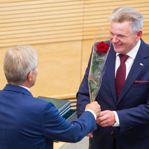 Prisiekė trys nauji ministrai  © I. Gelūno / Fotobanko nuotr.