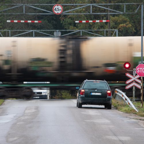 Prie geležinkelio pervažų – policijos akcija  © I. Gelūno / Fotobanko nuotr.