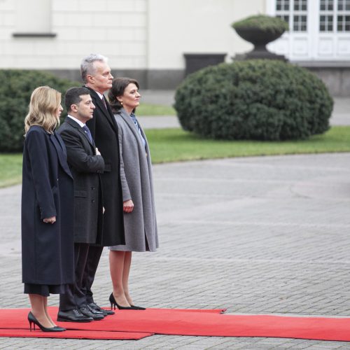 Ukrainos prezidento vizitas Lietuvoje  © R. Dačkaus / Prezidentūros, P. Peleckio / Fotobanko nuotr.