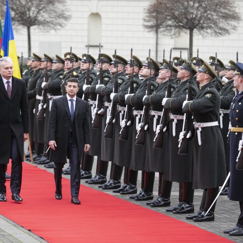 Ukrainos prezidento vizitas Lietuvoje  © R. Dačkaus / Prezidentūros, P. Peleckio / Fotobanko nuotr.