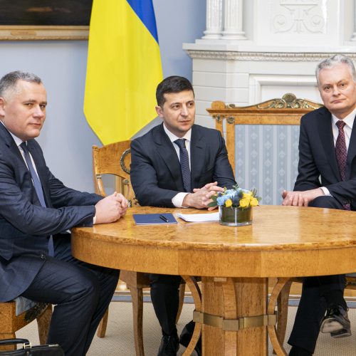 Ukrainos prezidento vizitas Lietuvoje  © R. Dačkaus / Prezidentūros, P. Peleckio / Fotobanko nuotr.