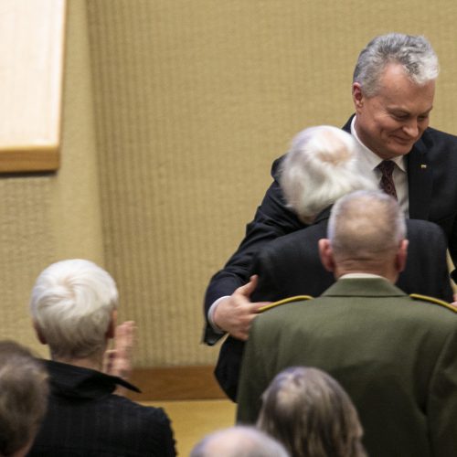 Laisvės gynėjų dienos minėjimas Seime  © P. Peleckio / Fotobanko nuotr.