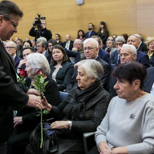 Holokausto aukų atminimo dienos minėjimas URM  © P. Peleckio / Fotobanko nuotr.