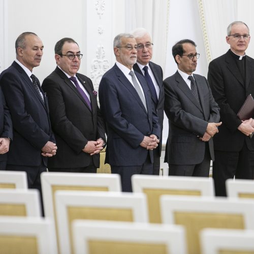Prezidentas susitiko su užsienio ambasadoriais  © P. Peleckio / Fotobanko nuotr.