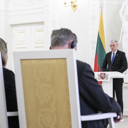 Prezidentas susitiko su užsienio ambasadoriais  © P. Peleckio / Fotobanko nuotr.