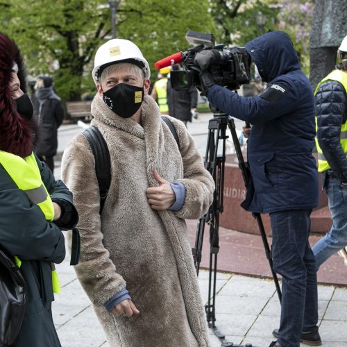 Kultūros bendruomenės protestas „Kultūros statybos“  © P. Peleckio / Fotobanko nuotr.