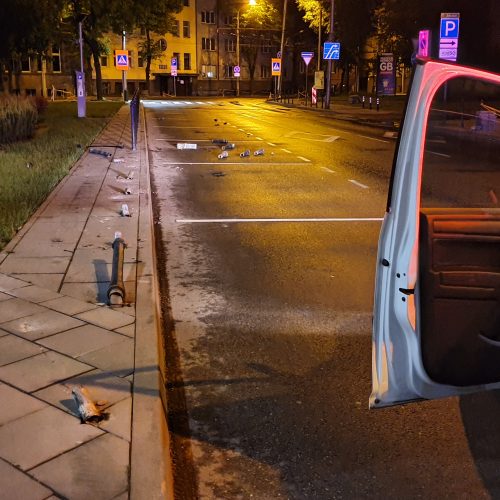 „Citybee“ automobilio avarija Kaune  © Eitvydo Kinaičio nuotr.