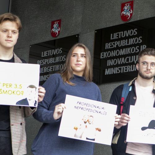 Jaunųjų konservatorių lyga surengė protestą  © P. Peleckio / Fotobanko nuotr.