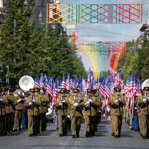 JAV Nepriklausomybės dienos paradas Vilniuje  © I. Gelūno / Fotobanko nuotr.