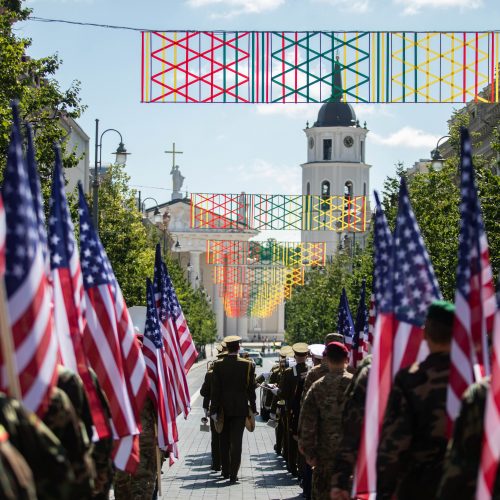 JAV Nepriklausomybės dienos paradas Vilniuje  © I. Gelūno / Fotobanko nuotr.