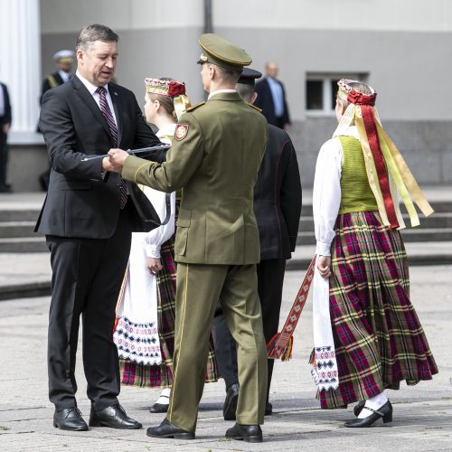 Kariūnams suteiktas pirmasis karininko laipsnis  © P. Peleckio / Fotobanko nuotr.