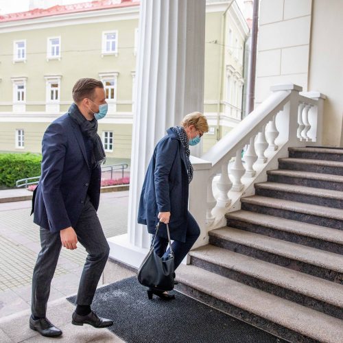 Prezidentas susitinka su partijų lyderiais  © I. Gelūno / Fotobanko, R. Dačkaus / Prezidentūros nuotr.