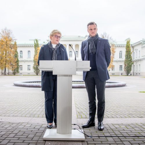 Prezidentas susitinka su partijų lyderiais  © I. Gelūno / Fotobanko, R. Dačkaus / Prezidentūros nuotr.