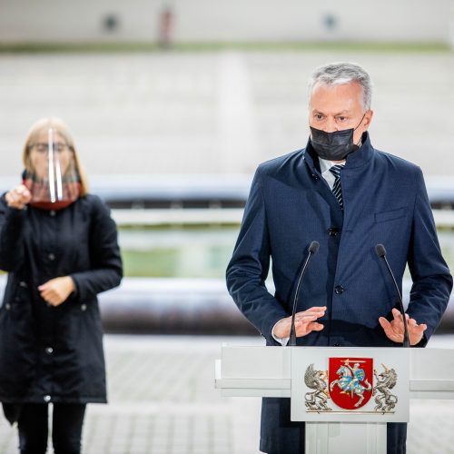 Prezidento komentarai po Seimo rinkimų  © I. Gelūno / Fotobanko nuotr.