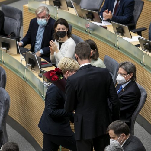 Seimo posėdis dėl premjero kandidatūros  © P. Peleckio / Fotobanko nuotr.