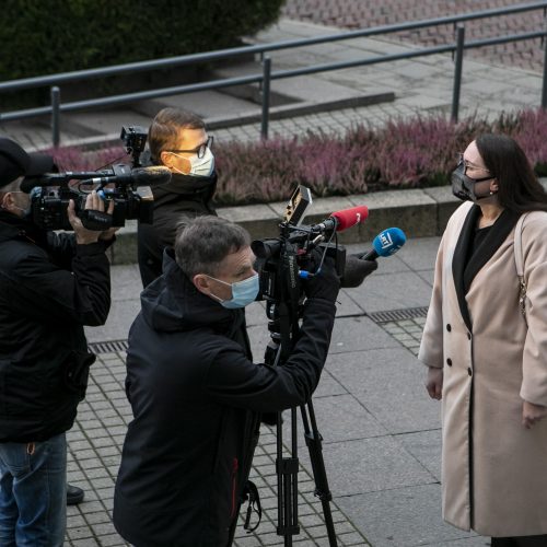 G. Nausėdos susitikimas su E. Dobrovolska  © P. Peleckio / Fotobanko, R. Dačkaus / Prezidentūros nuotr.