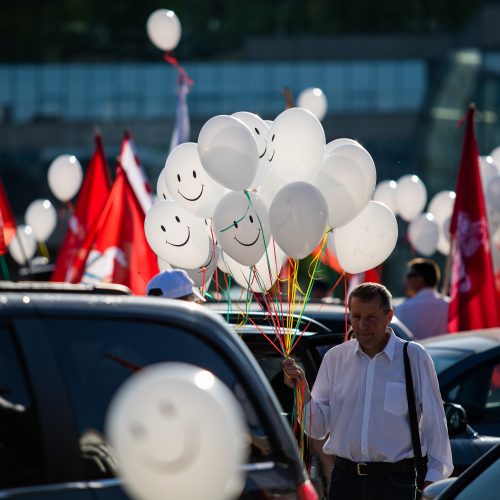 Šeimų maršo protestas prie Seimo  © I. Gelūno / Fotobanko nuotr.