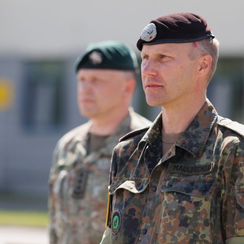 Vadų pasikeitimo ceremonija  © E. Ovčarenko / BNS nuotr.