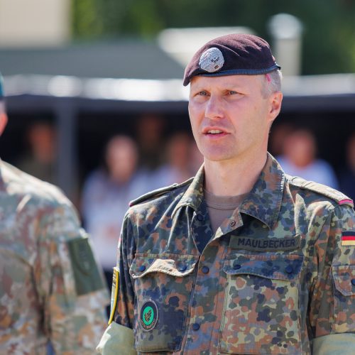 Vadų pasikeitimo ceremonija  © E. Ovčarenko / BNS nuotr.