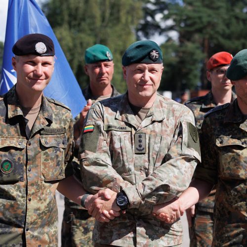 Vadų pasikeitimo ceremonija  © E. Ovčarenko / BNS nuotr.