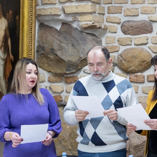 Lietuvos stačiatikių arkivyskupijos atstovų spaudos konferencija  © P. Peleckio / BNS nuotr.