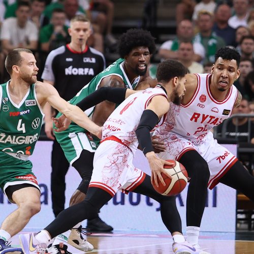 LKL finalo rungtynės: Kauno „Žalgiris“ – Vilniaus „Rytas“  © E. Ovčarenko / BNS nuotr.