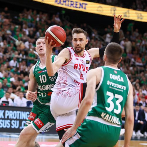 LKL finalo rungtynės: Kauno „Žalgiris“ – Vilniaus „Rytas“  © E. Ovčarenko / BNS nuotr.