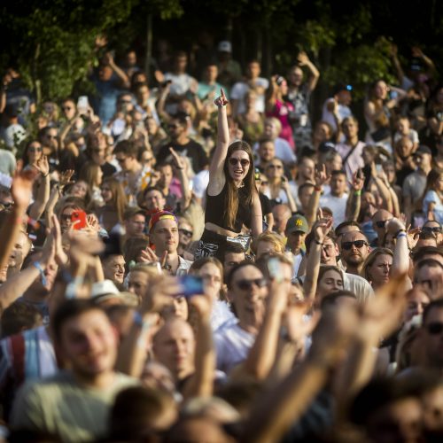 Festivalyje „Karklė“ – karščio ir energijos banga  © I. Gelūno / BNS nuotr.