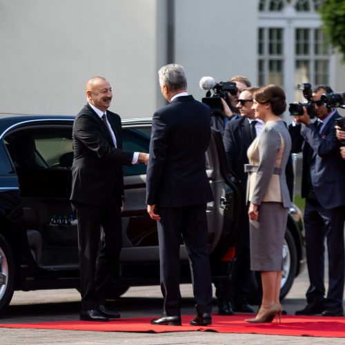 Azerbaidžano prezidento vizitas Lietuvoje  © Ž. Gedvilos / BNS nuotr.