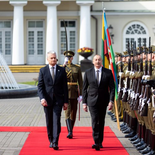 Azerbaidžano prezidento vizitas Lietuvoje  © Ž. Gedvilos / BNS nuotr.