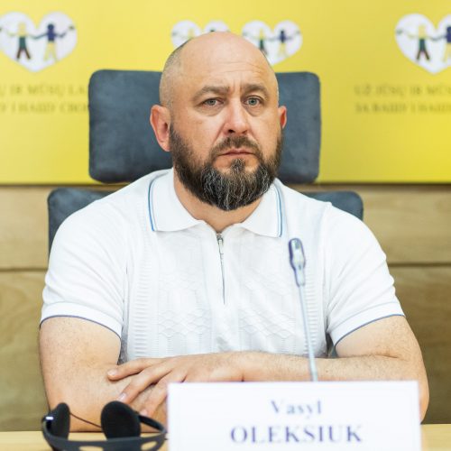 Baltarusijos projekto „Tribunal“ pristatytas  © Ž. Gedvilos / BNS nuotr.