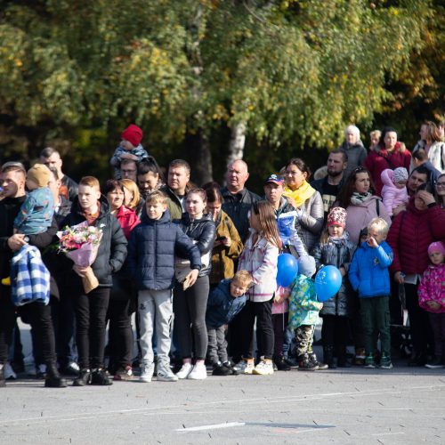 Policijos šventė Kaune  © V. Šulinsko nuotr.