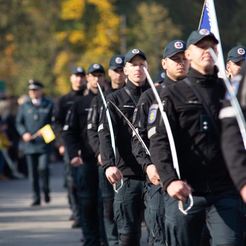 Policijos šventė Kaune  © V. Šulinsko nuotr.