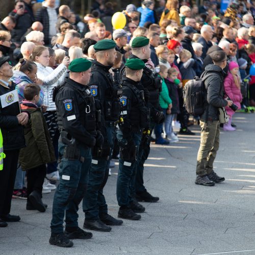 Policijos šventė Kaune  © V. Šulinsko nuotr.