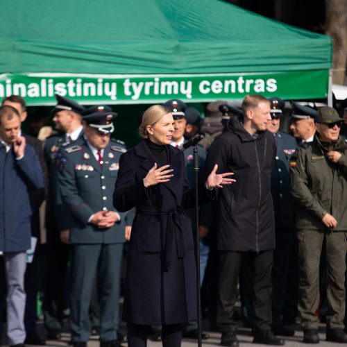 Policijos šventė Kaune  © V. Šulinsko nuotr.