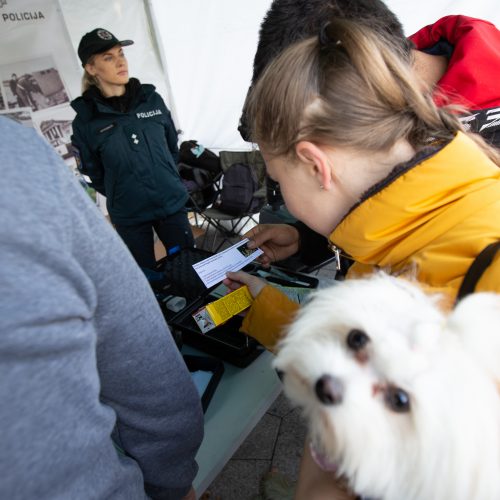 Policijos šventė Kaune  © V. Šulinsko nuotr.